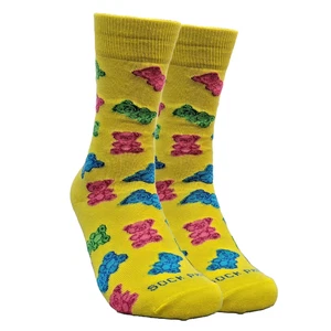 Gummy Bear Pattern Socks from the Sock Panda (Adult Small) - Picture 1 of 4