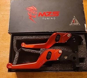 MZS Tuning Red Brake Clutch Levers Z1000SX Tourer 2017-2019 - Picture 1 of 3