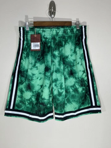 Mitchell & Ness Boston Celtics Shorts NBA Galaxy Swingman Men’s Size L Green Cover