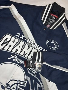 Penn State Nittany Lions 2-Time National Champions Jacket Franchise Club 4XL NWT - Picture 1 of 10
