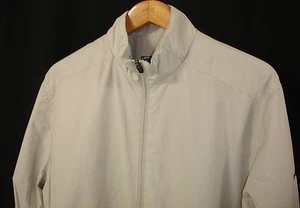 Maglione giacca a vento golf Callaway avorio panna manica lunga full zip foderato in rete M - Foto 1 di 7