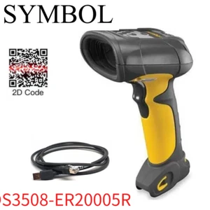 Symbol DS3508-ER20005R Long Range 2D Wired Handheld Barcode Scanner w USB Cable - Picture 1 of 8
