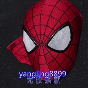 US! The Amazing Spiderman 2 Cos Spider-man Mask+faceshell Halloween Costume Prop - Picture 1 of 7