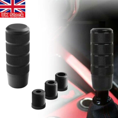 Universal 5 Speed Car Aluminum Manual Gear Stick Shifter Lever Black Shift Knob