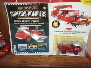 pompier 1/43 ixo hachette collection saviem tp3 ccfl camion miniatures voitures - Imagen 1 de 1