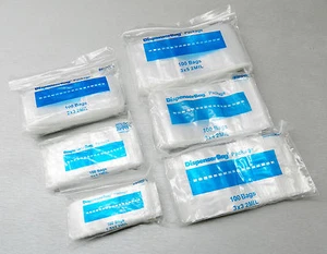 600 Zippit Bags Assortment 2 Mil Clear 1.5x2 To 3x5" Baggies 100 Of Each 6 Siz - Picture 1 of 3