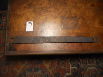 18º 19º BARRA CONECTORA DE FERRO FORJADO New England ferragens de porta vara americana antiga - Imagem 1 de 3