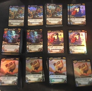 USED World of Warcraft TCG RARE loot cards Spectral Tiger El Pollo Grande X51 + - Picture 1 of 12