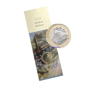 2025 £2 – 200 Years of the Modern Railway Royal Mint Brilliant Uncirculated Coin - Picture 1 of 2