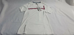 Jersey Cube Motion WLS Short Sleeve XS 34 Women #10819 Roundneck White - Picture 1 of 1