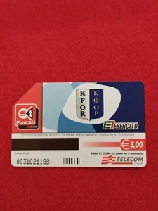 Scheda TELECOM “ESERCITO ITALIANO - KFOR”, 2004 - Afbeelding 1 van 2