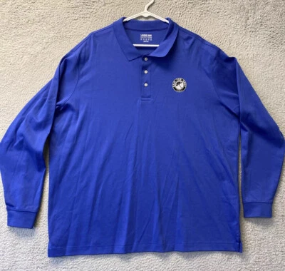 Camisa Land’s End Manga Larga Talla XXL 2X Azul Tejida Nueva Sin Etiquetas/116-4 Foto 1 de 4