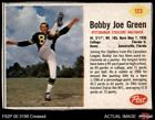 1962 Post Cereal #123 Bobby Joe Green Steelers Florida 3 - VG