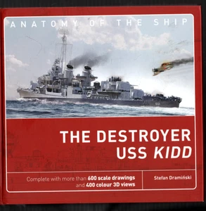 Destroyer USS Kidd by Stefan Draminski (2024, Hardcover) Anatomy of the Ship - Picture 1 of 2