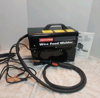 Soldador de alimentación de alambre sin gas Sears Craftsman 80 amperios ⁹20101 con manual EE. UU. Funciona Foto 1 de 4