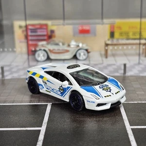 2018 Matchbox Globe Travelers Lamborghini Gallardo LP560-4 Real Riders Police - Picture 1 of 8
