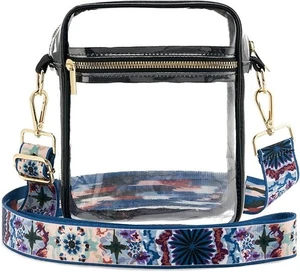 Clear Crossbody Bag Purse Stadium Approved Adjustable Shoulder Strap  Weimzc new - Picture 1 of 4