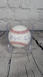 Jonathan Lucroy 2x MLB All Star Autographed Signed Official MLB Ball Rawlings - Picture 1 of 4
