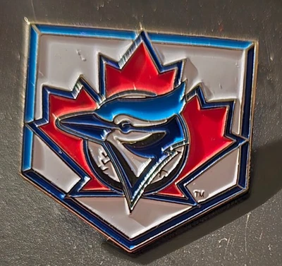 TORONTO BLUE JAYS HOME PLATE LAPEL PIN - Image 1 of 2