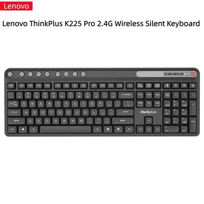 Original Lenovo Thinkplus K225 Pro 2.4G Wireless Soft Ergonomic Silence Keyboard - Image 1 of 4