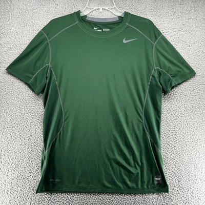 Camisa de Combate Nike Pro Para Hombres Grande Verde Dri-Fit Ajustada Entrenamiento Atlético Entrenamiento Foto 1 de 4