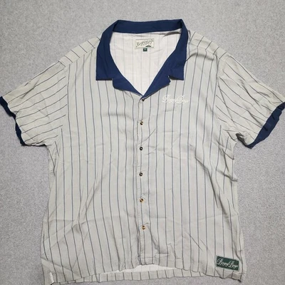 Bogey Boys by Macklemore Blue Baseball Button-Up Golf Shirt Extra Extra Large 2X - Image 1 of 4