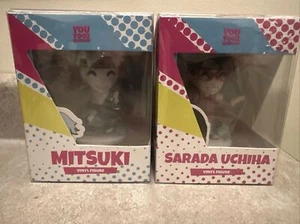 Youtooz Sarada Uchiha & Mitsuki 4.2" Inch Vinyl Figure’s,(Anime Boruto) Lot of 2 - Picture 1 of 8