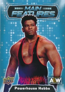 MF-21 POWERHOUSE HOBBS 2022 Upper Deck AEW Wrestling MAIN FEATURES - Picture 1 of 2