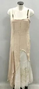 ELISA CAVALETTI BY DANIELA DALLAVALLE SOMMERKLEID PFIRSICH ÄRMELLOS GRÖSSE XLARGE - Bild 1 von 7