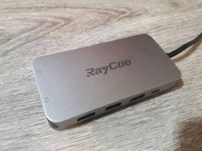 DOCKING STATION HUB USB-C 9-IN-1 4 PORTE USB 3.0 + HDMI + POWER DELIVERY + RJ45 - Immagine 1 di 4