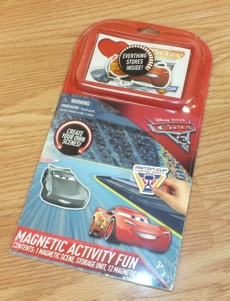 Disney Pixar Cars 3 Magnetic Activity Fun Set 5 Sets Create Your Own Scenes