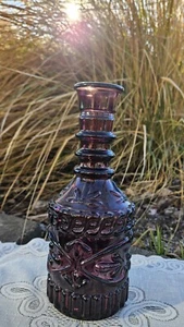 Vintage Jim Beam lila Amethyst Glas Whisky Dekanter Flasche. 1967. KY DRB-230 - Bild 1 von 12