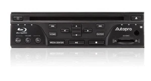 Autopro BD1208 In Dash One Din size Blu-Ray DVD Player without AM/FM radio Black - Picture 1 of 4