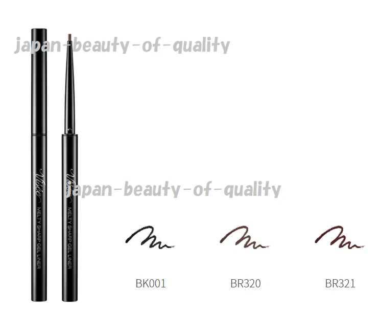 Hecho en JAPÓN KOSE visillo Lisee MELTY AFILADO GELINER 0.1g delineador de ojos impermeable  Foto 1 de 1