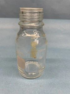 PYREX 250mL Glass Round Media Storage Bottle No 1395 Science Glass No Lid - Picture 1 of 5