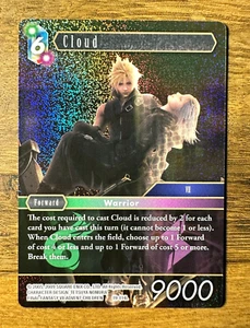 Final Fantasy TCG Opus 19 XIX From Nightmares - Cloud 19-114L *FOIL* Legend FF7 - Picture 1 of 2