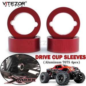 For Traxxas 1/5 XMAXX 6S 8S Drive Cup Sleeves Alu.7075-T6 Red Upgrade Parts (4P) - Picture 1 of 25