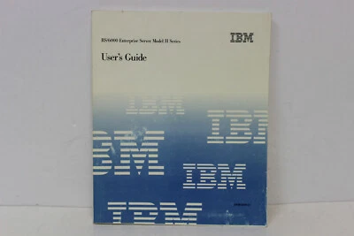 IBM RS/6000 SERVIDOR EMPRESARIAL MODELO SERIE H GUÍA DEL USUARIO SA38-0546-01 41L6147 Foto 1 de 3