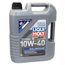 10W40 engine oil MOS2 light run LIQUI MOLY 5 liters for Peugeot Porsche Renault