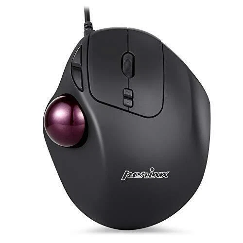 Perixx PERIMICE-517 Ergonomische Trackball Maus - 7 Tasten