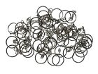 50x Keyholder Jewelry Accessories Keyring Key Rings 0 31/32in Smooth 2