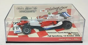 MINICHAMPS 1/43 PANASONIC TOYOTA RACING SHOWCAR T.GLOCK FUJI 2008 RISING SUN - Picture 1 of 5