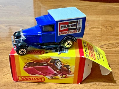 Matchbox Superfast MB38 FORD Model A TRUCK Champion Spark Plugs 1979 England - Image 1 of 4