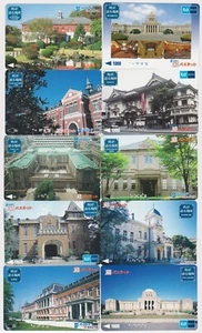 SERIE COMPLETE SET JAPON - 10 cartes Architecture Bâtiments - JAPAN Metro cards - Picture 1 of 1