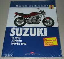 Reparaturanleitung Suzuki GS 500 E 2 Zylinder 1989 - 1997 Reparatur Buch Neu! 