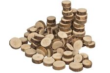 10 ronds de bois, rondelles, tronçons avec écorce pour décoration, bricolage DIY
