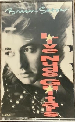 Brian Setzer "Live Nude Guitars" Cassette Tape - Image 1 of 2