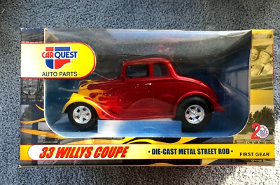 First Gear Car Quest 1933 Willys Coupe Diecast Metal Street NEW IN BOX - Image 1 of 2