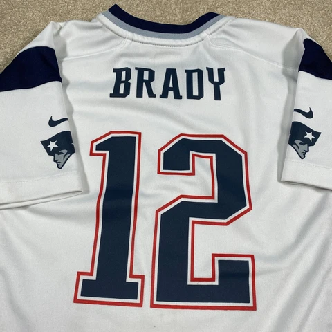 Tom Brady New England Patriots Jersey Boys Large Youth NFL Football KIDS 12 Cover