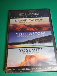 National Park Triple Feature - Grand Canyon, Yellowstone Yosemite - DVD 2012 - Foto 1 di 2